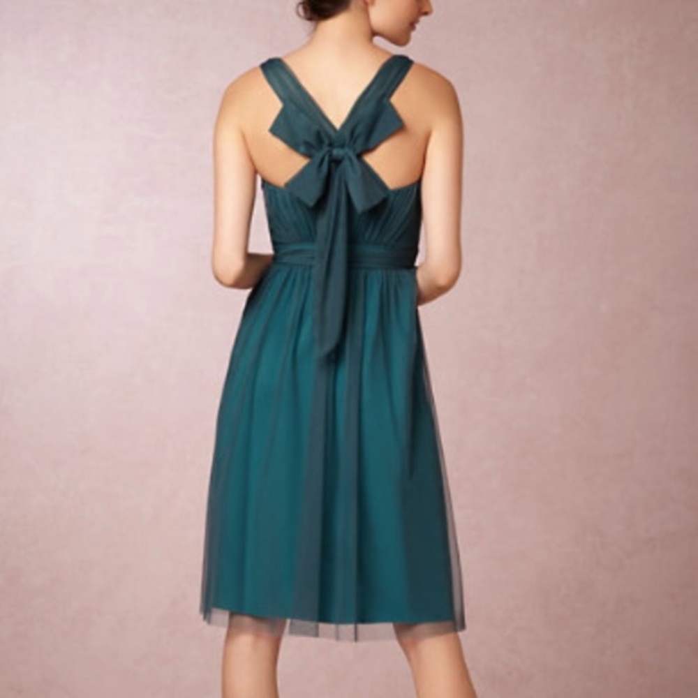 BHLDN Hitherto "Tansy" Dress in Jade Green - sz 0